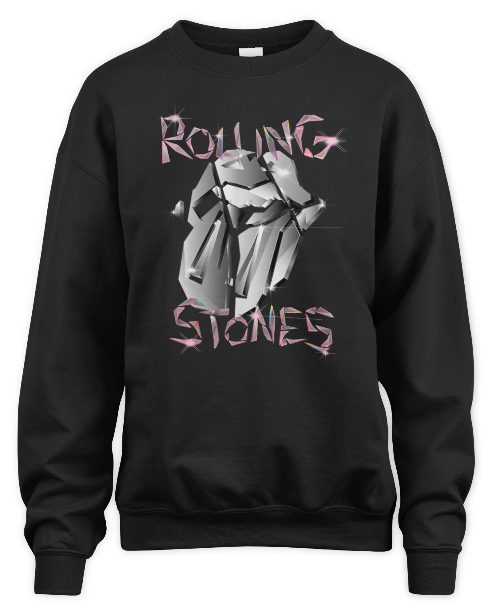 Sweatshirt The Rolling Stones Glass Tongue Be Clothing, Premium Sweaer