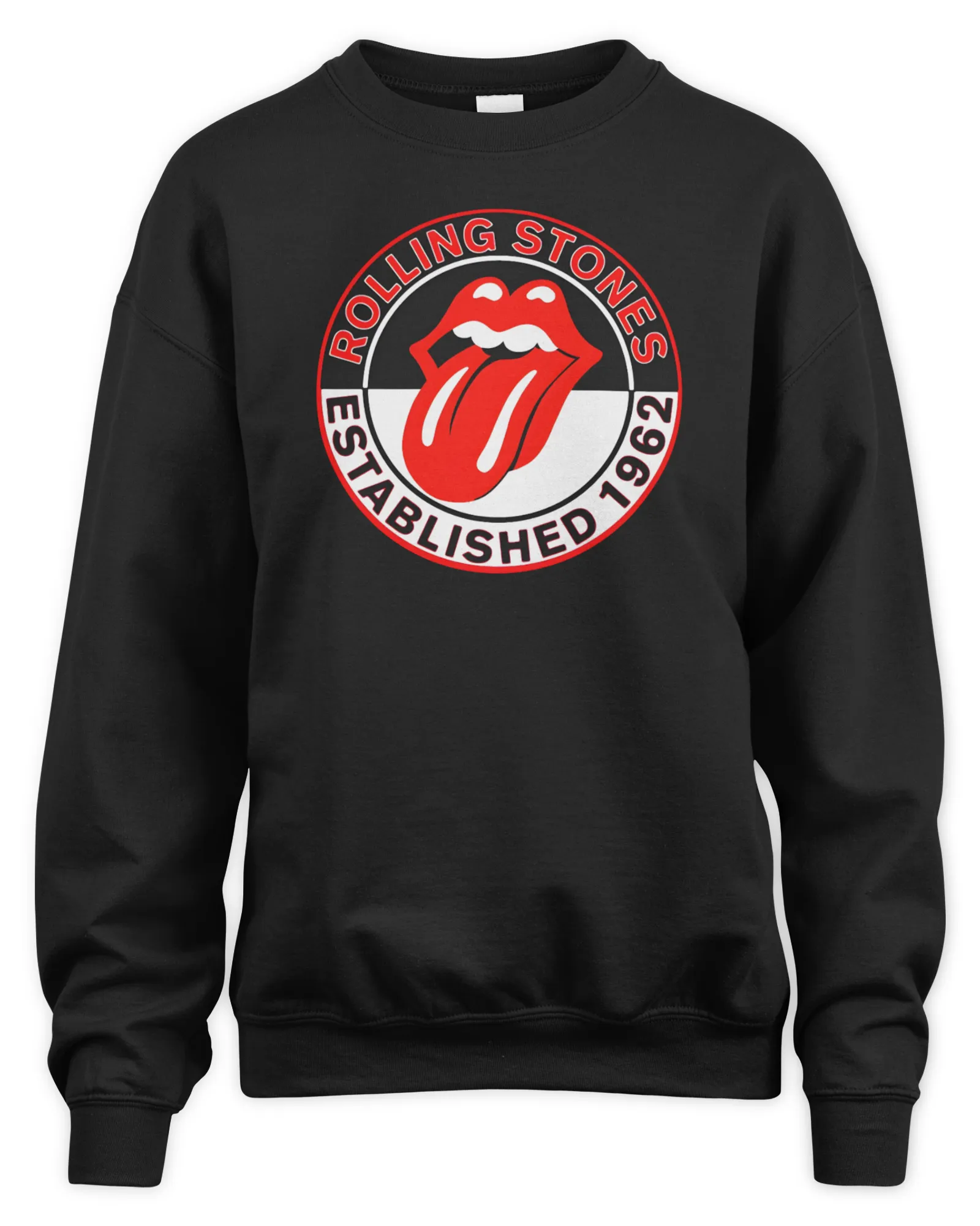 Sweatshirt The Rolling Stones Merch Established 1962, Premium Sweaer
