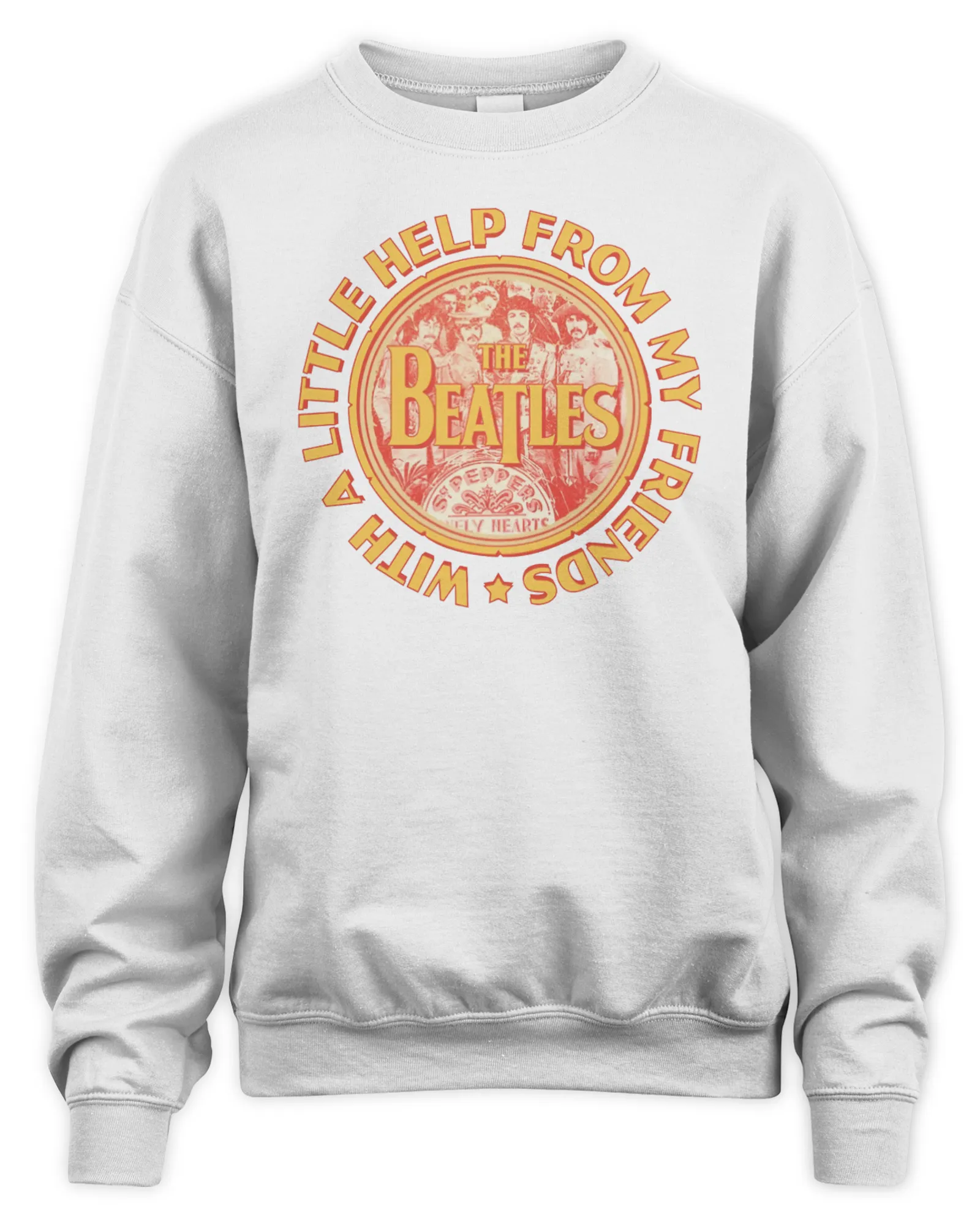 Sweatshirt The Beatles I Get By With A Little Help From My Friends, Premium Sweaer