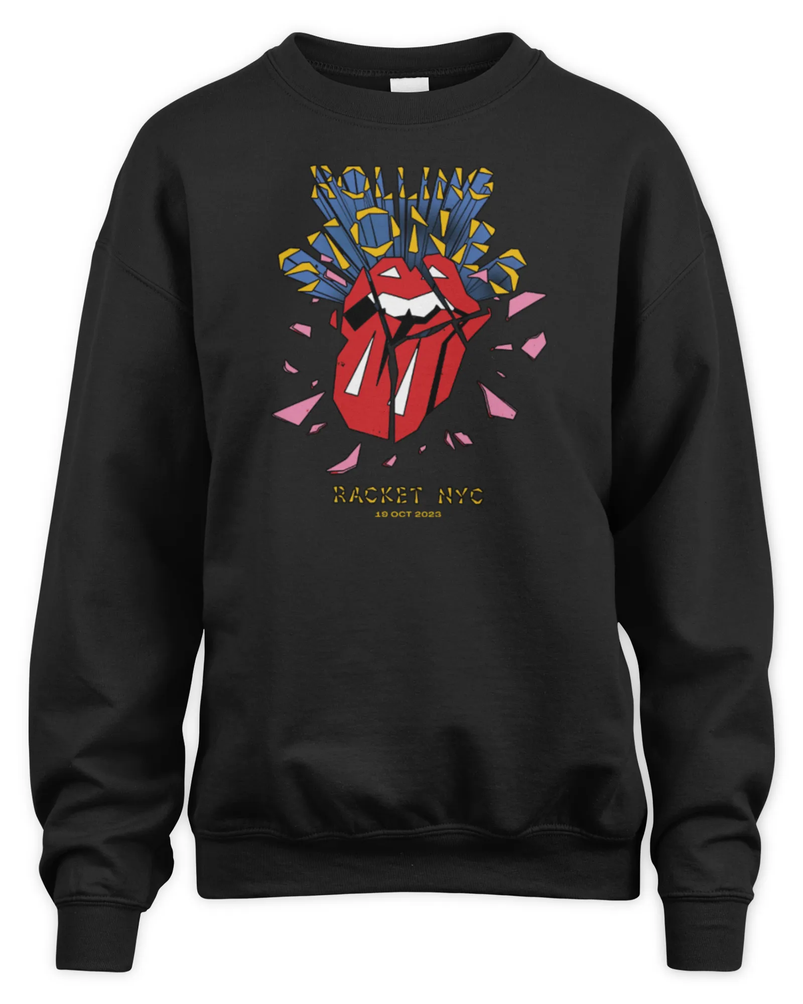 Sweatshirt The Rolling Stones Merch Hackney Diamonds Racke, Premium Sweaer