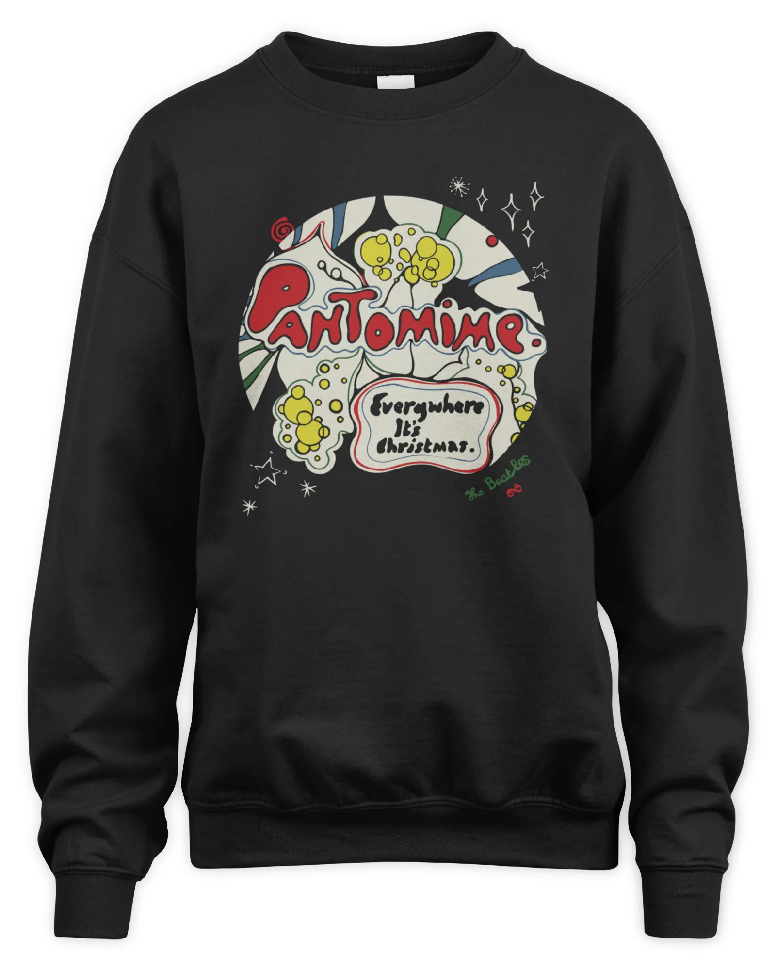 Sweatshirt The Beatles Pantomine, Premium Sweaer