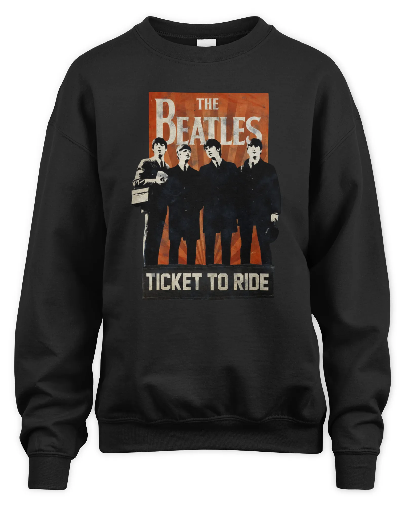 Sweatshirt The Beatles Ticket To Ride, Premium Sweaer