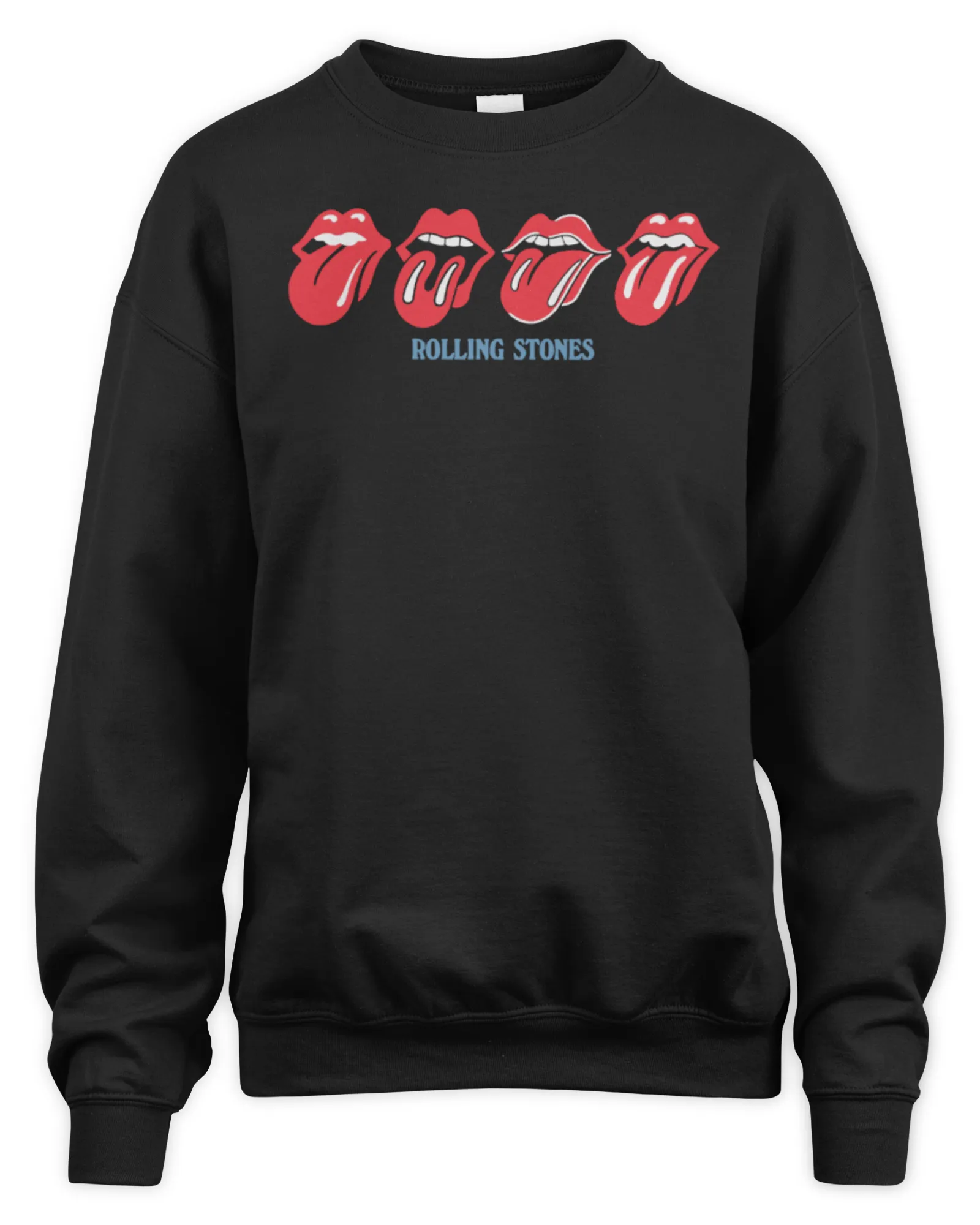 Sweatshirt The Rolling Stones Merch Licks Black, Premium Sweaer