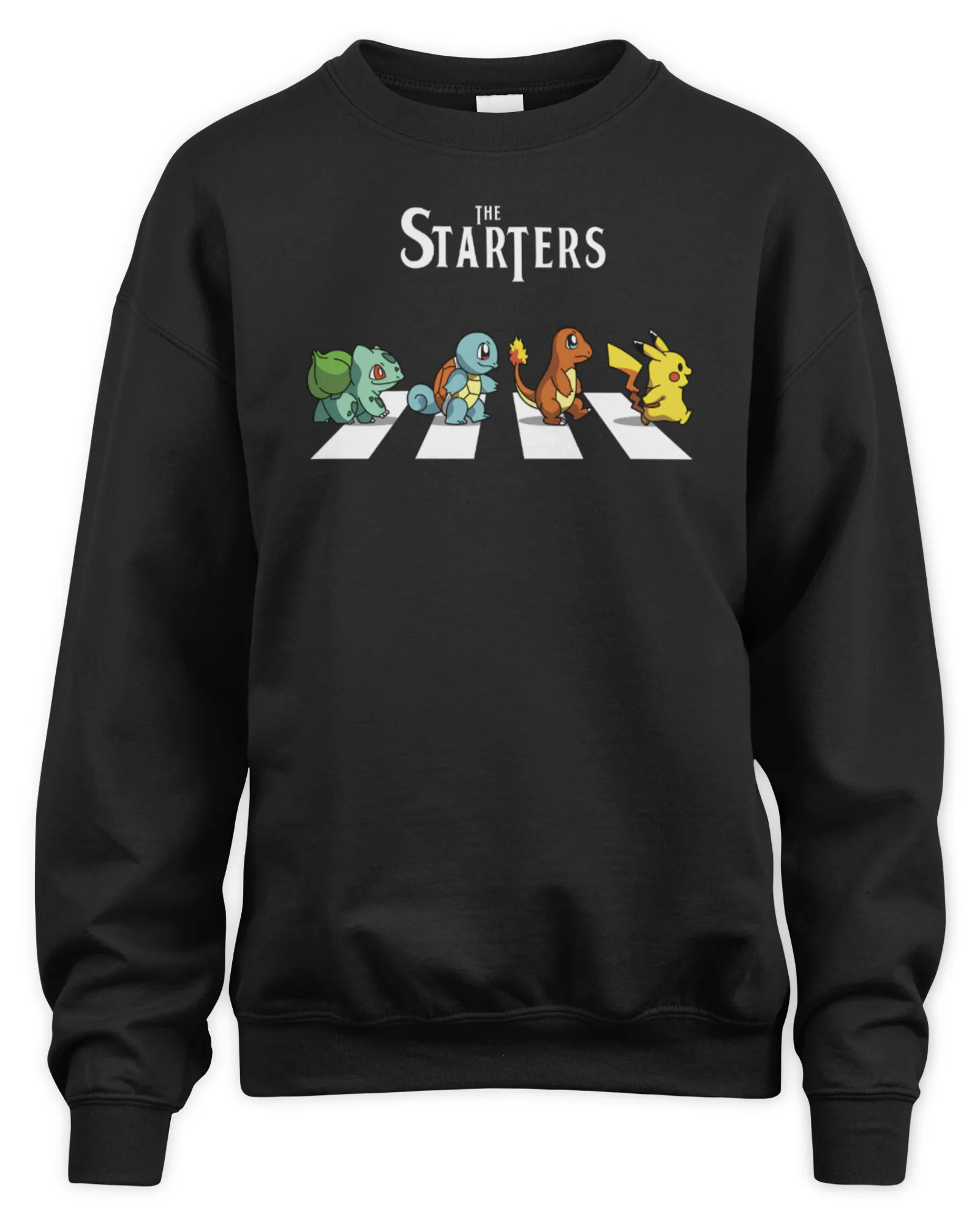 Sweatshirt Pokemon x The Beatles The Starters Funny, Premium Sweaer