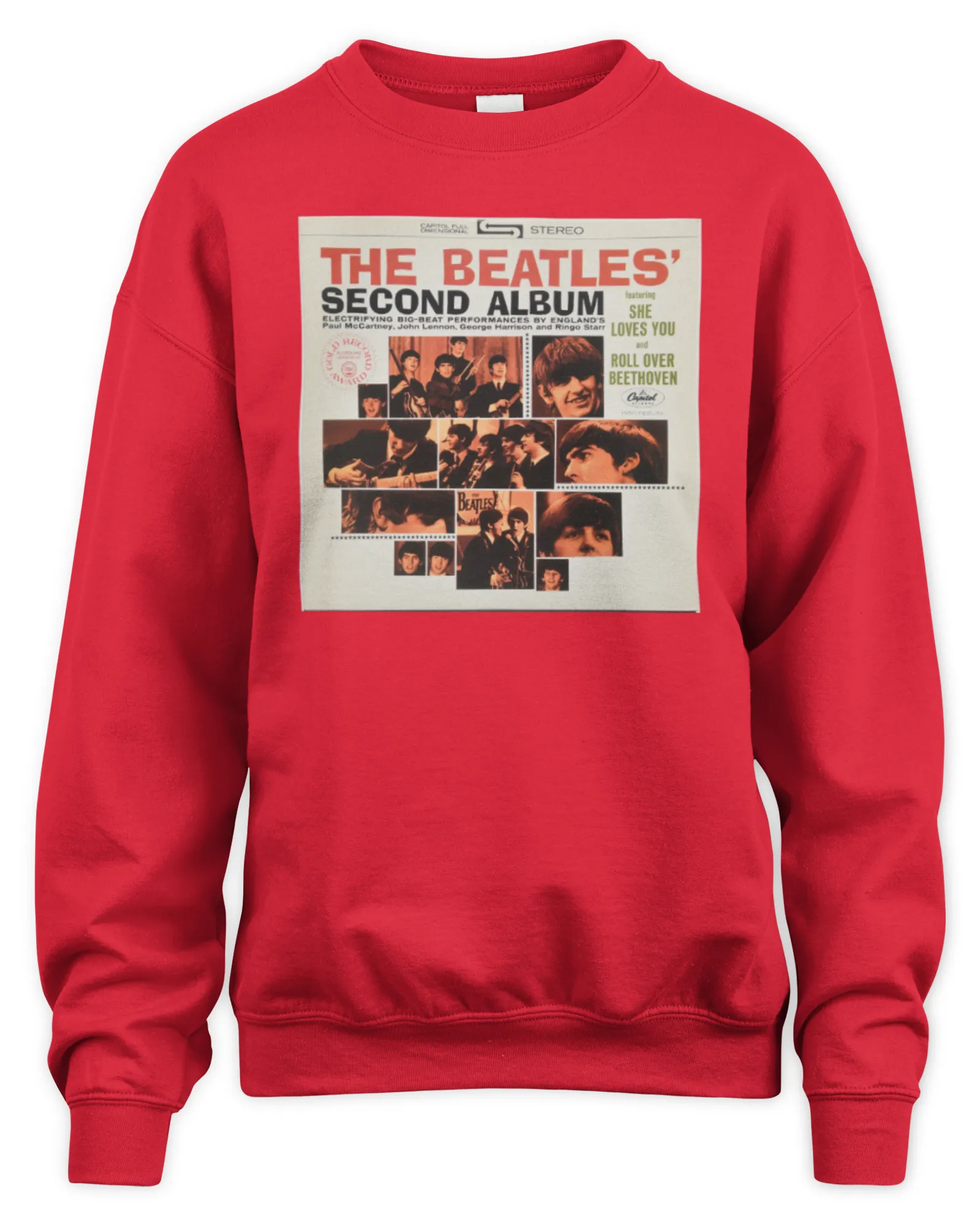 Sweatshirt The Beatles Official Store The Beatles' Second Album Cover, Premium Sweaer