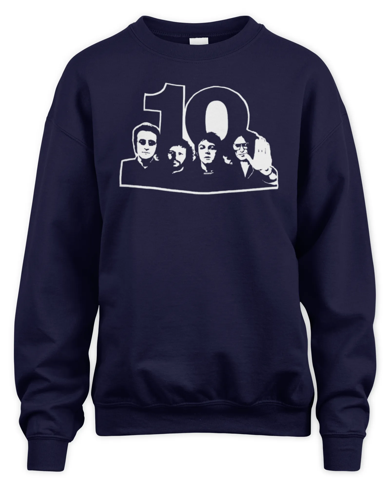 Sweatshirt Wyco Vintage Merch 1974 The Beatles 10Th Anniversary, Premium Sweaer
