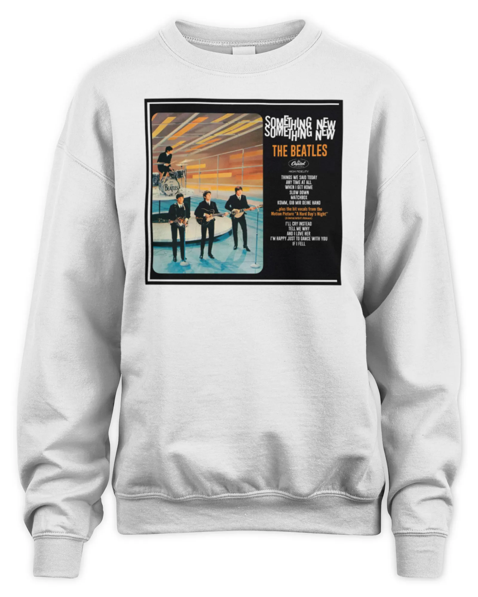 Sweatshirt The Beatles Official Store Something New Album Cover, Premium Sweaer