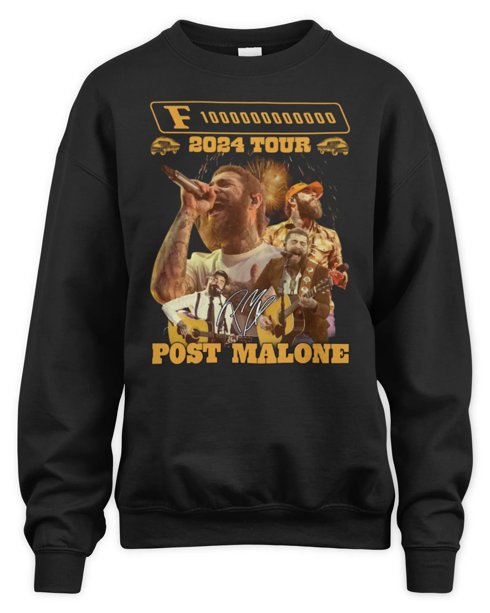 Sweatshirt Official Post Malone Hits The Road For F-1 Trillion 2024 Tour, Premium Sweaer