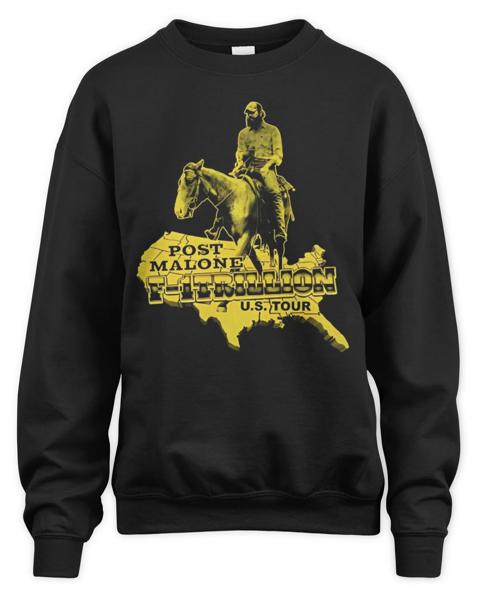 Sweatshirt Post Malone Merch F-1 Trillion Us Tour 2024, Premium Sweaer