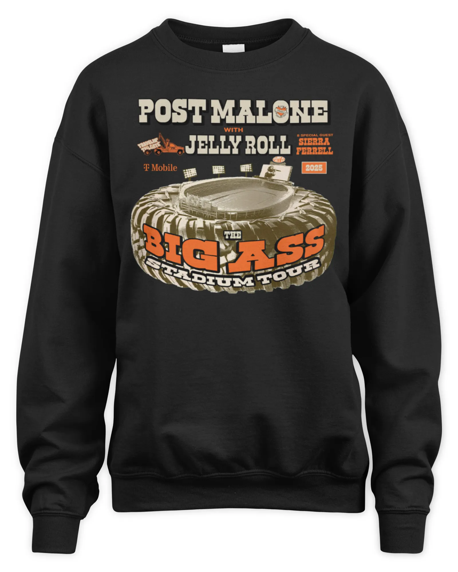 Sweatshirt Post Malone Merch With Jelly Roll The Fools For You, Premium Sweaer