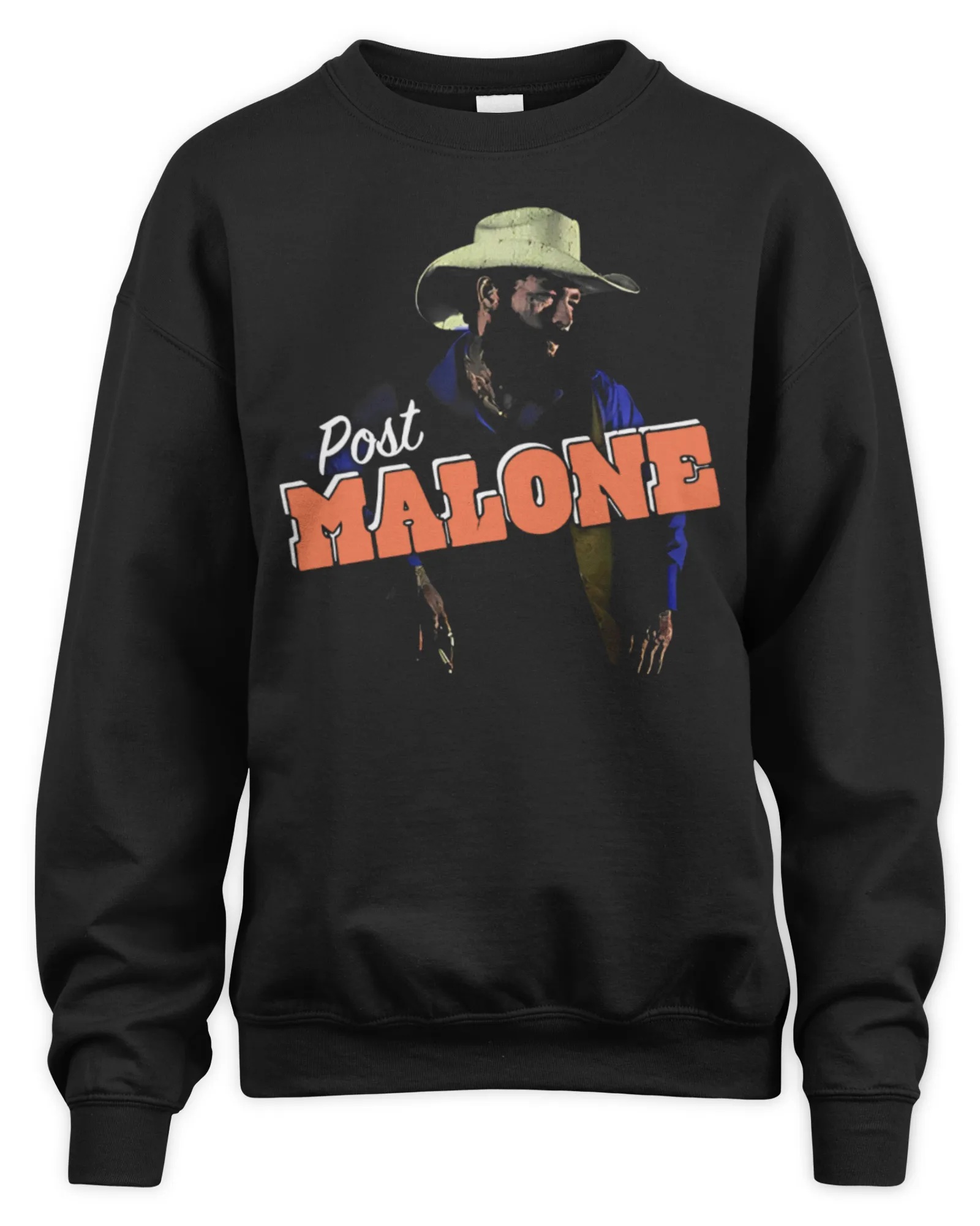 Sweatshirt Post Malone Shop Twoseven University Independent Black, Premium Sweaer
