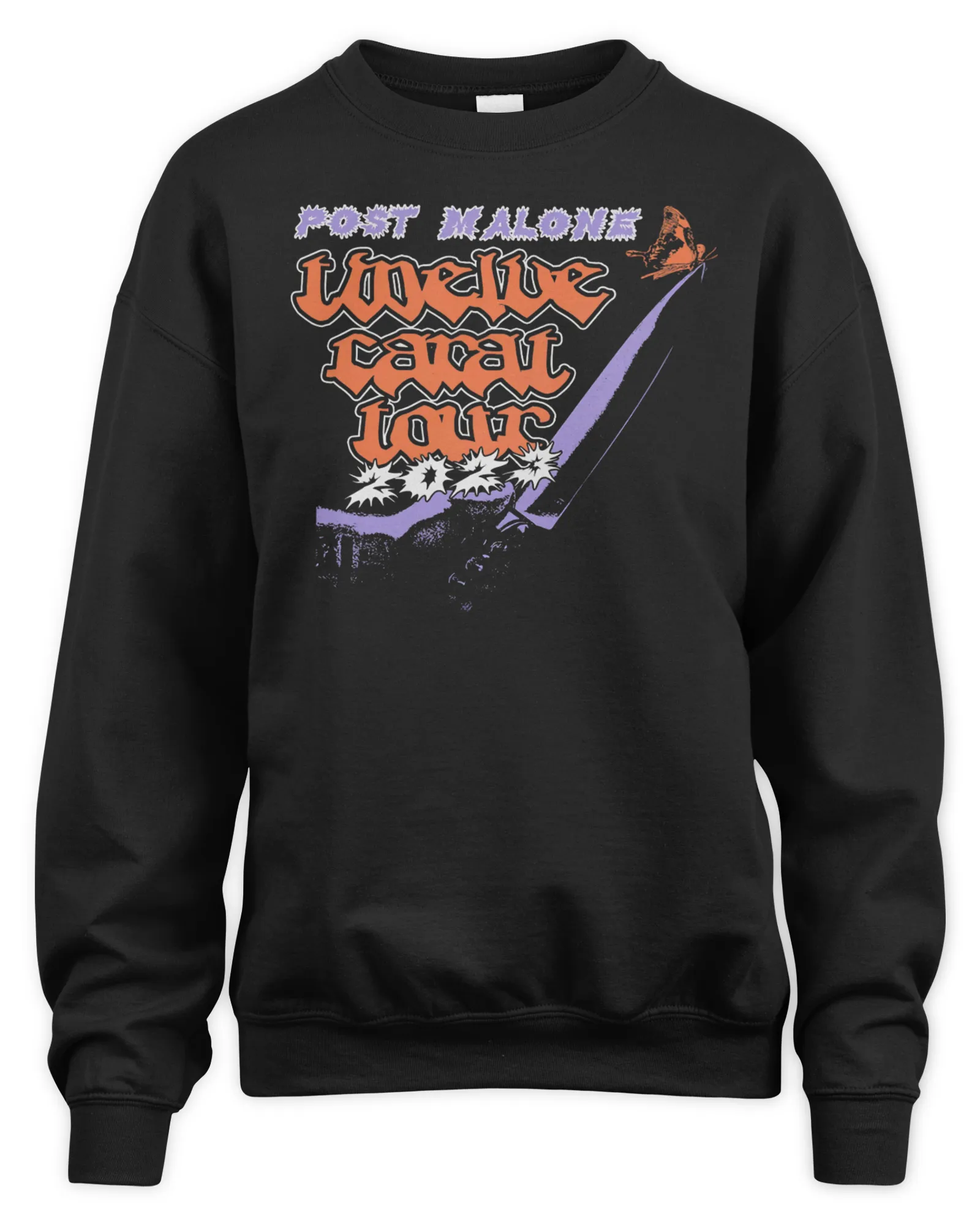 Sweatshirt Post Malone Merch Australia New Zealand Tour, Premium Sweaer