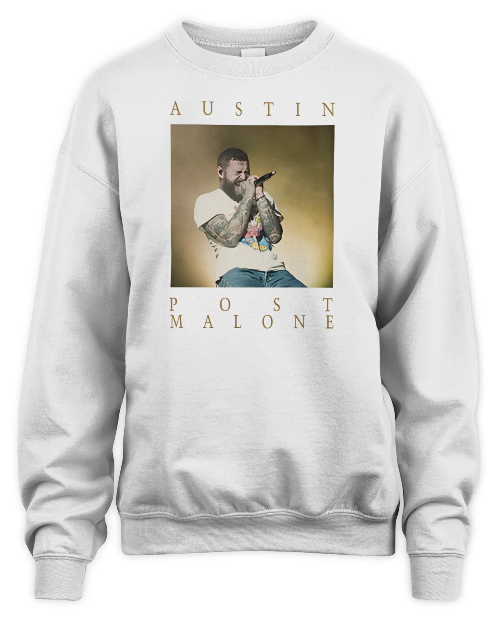 Sweatshirt Post Malone Tour Merch Photo Tour, Premium Sweaer