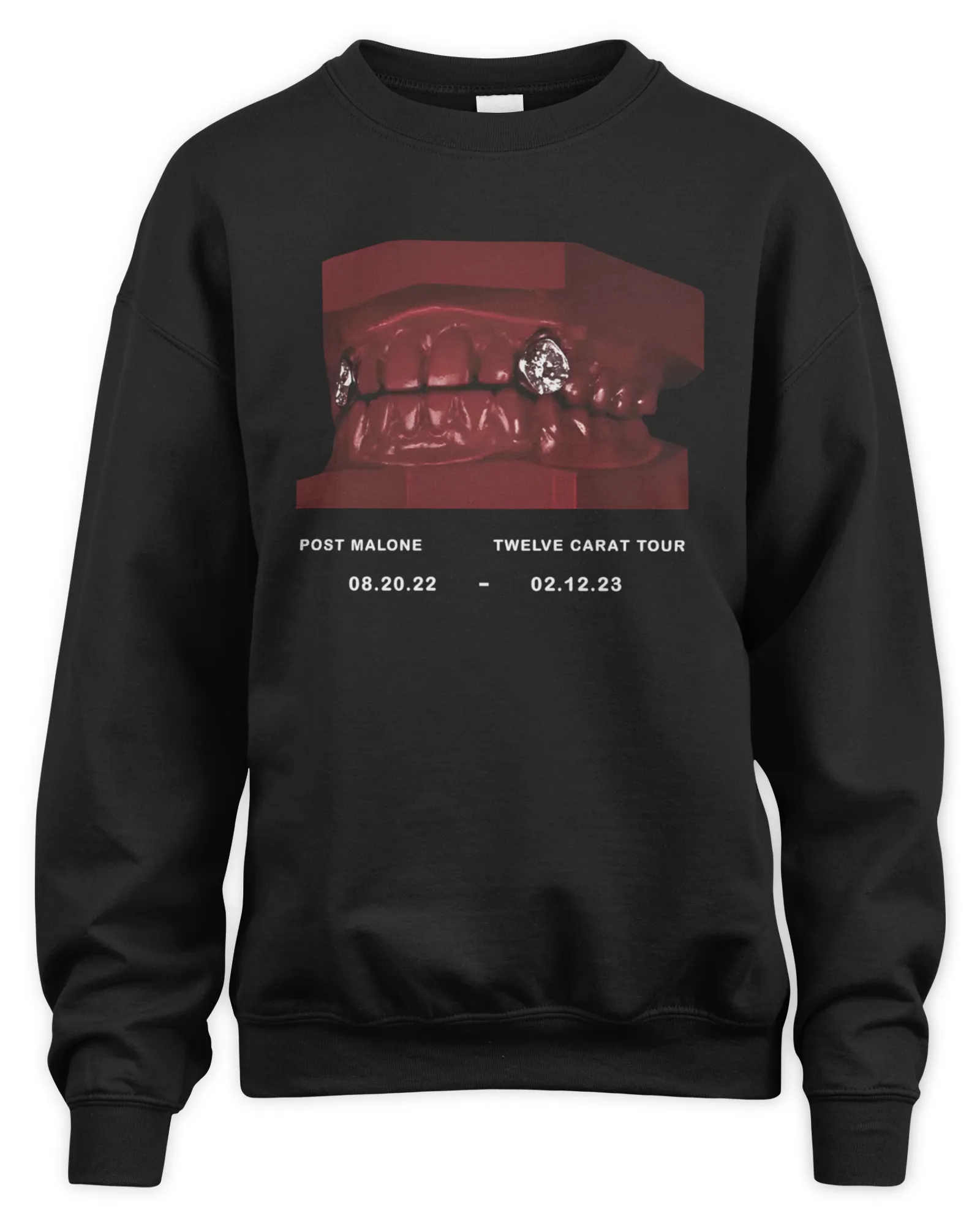 Sweatshirt Post Malone Merch Toothache, Premium Sweaer