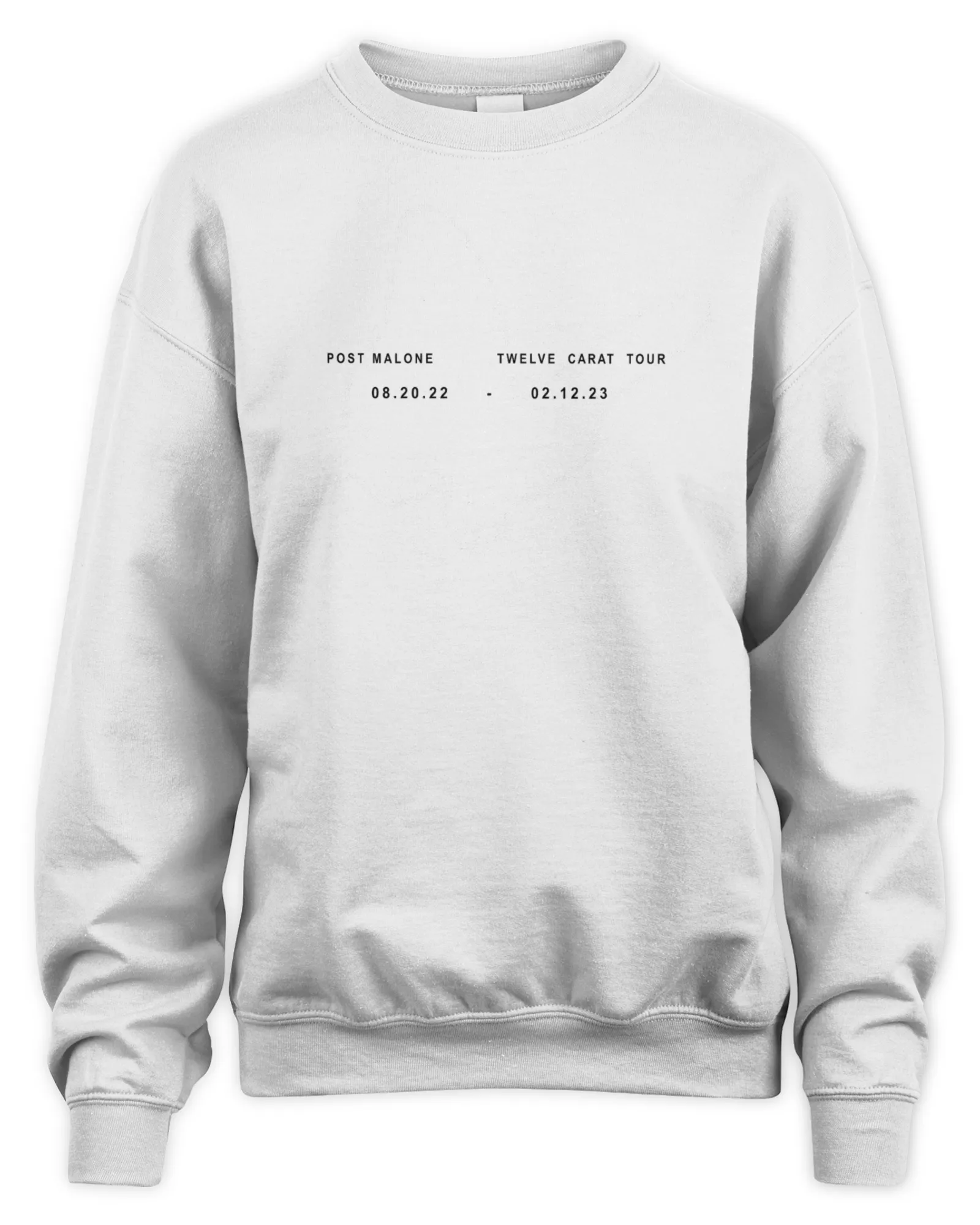 Sweatshirt Post Malone Tour Butterfly Greyscale, Premium Sweaer