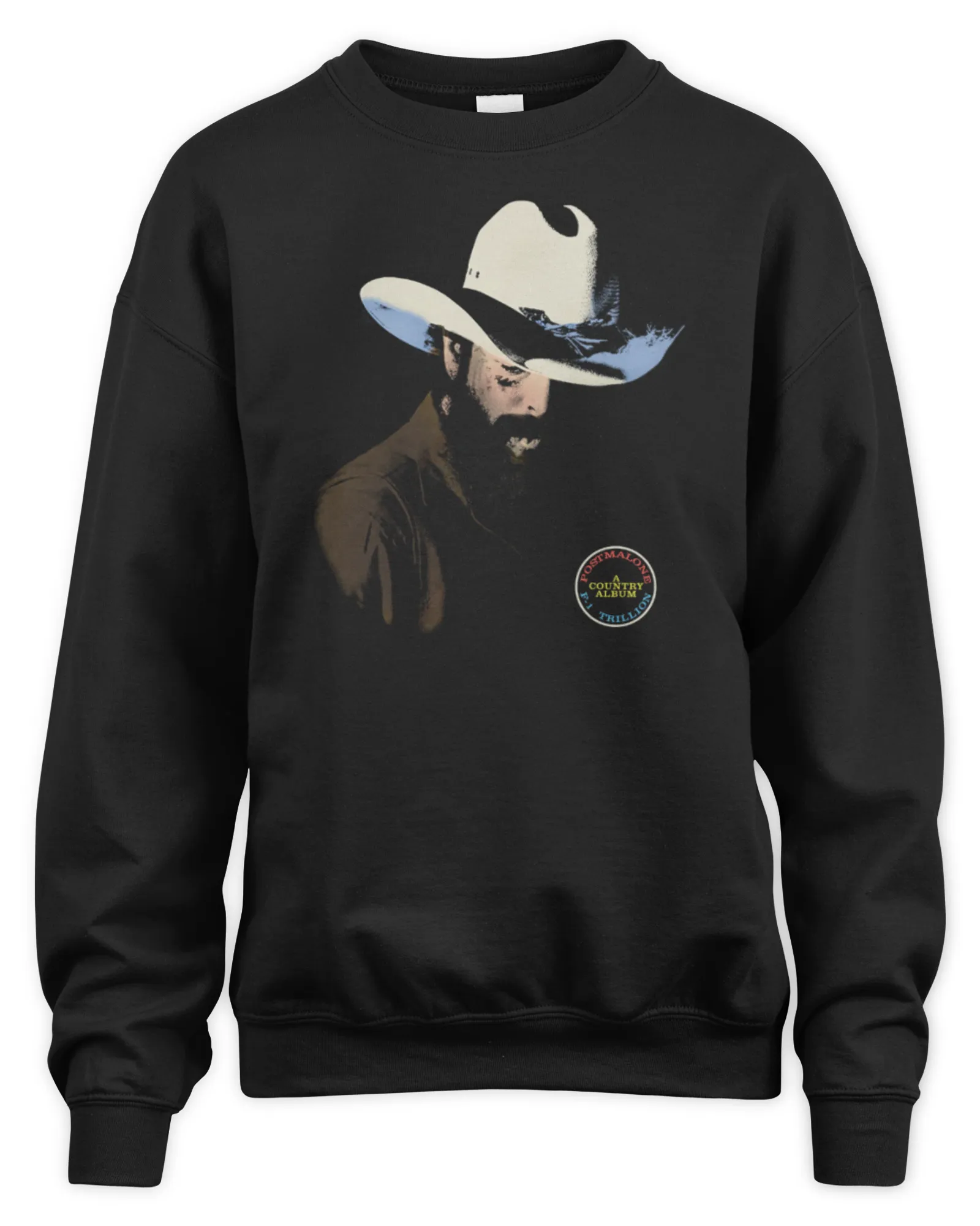 Sweatshirt Post Malone Store F-1 Trillion Western, Premium Sweaer