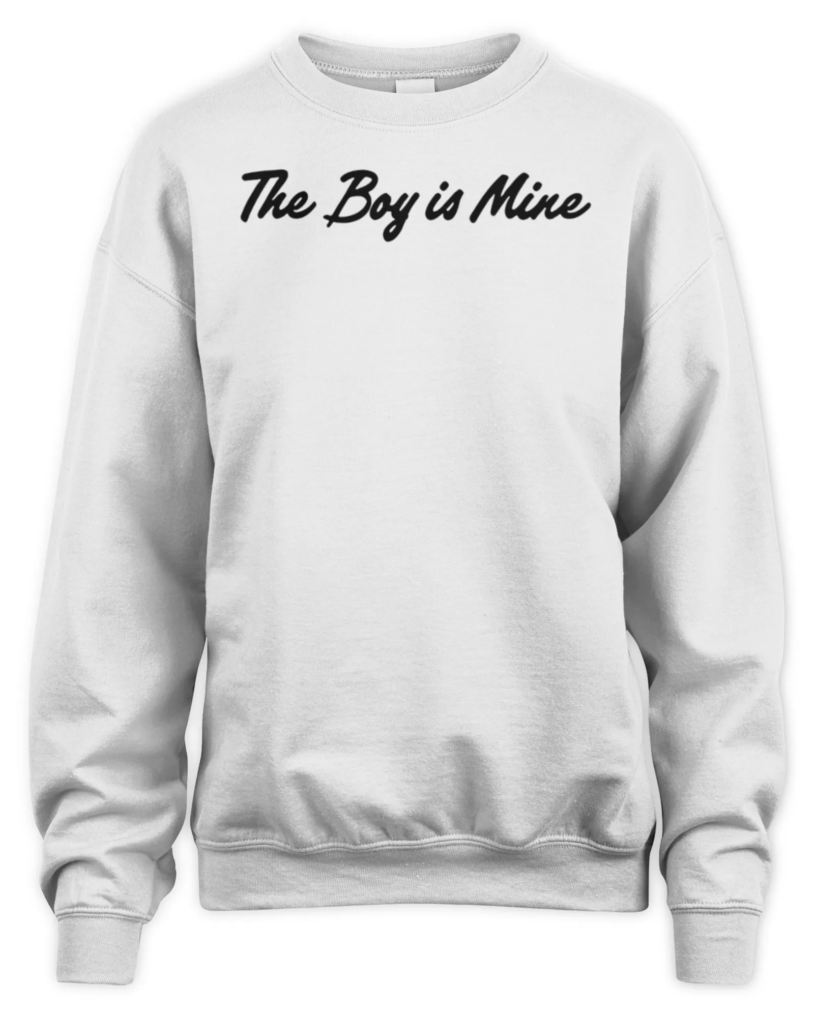Sweatshirt The Boy Is Mine Ariana Grande Merch Tbim Text, Premium Sweaer