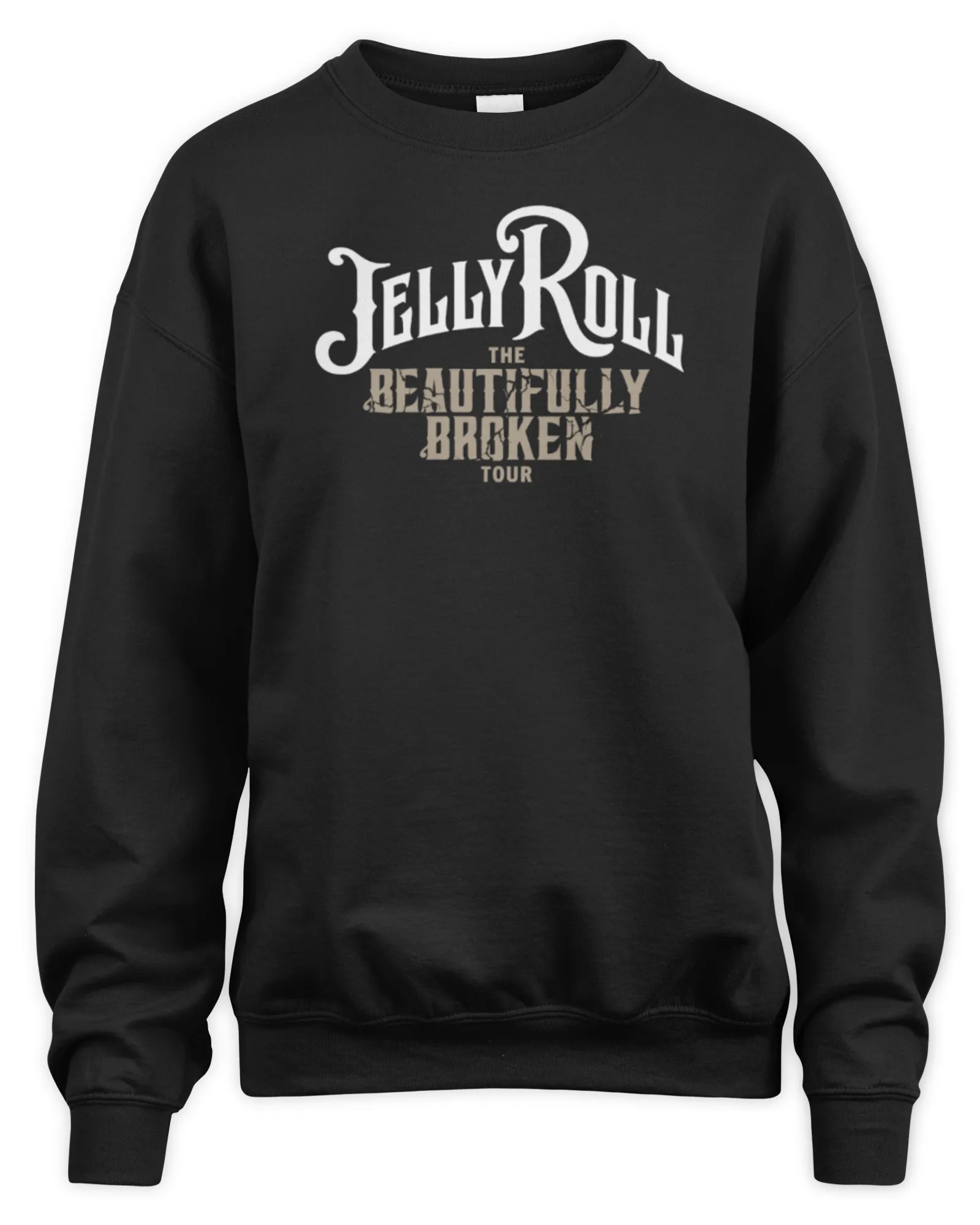 Sweatshirt Jelly Roll Merch Beautifully Broken Tour, Premium Sweaer