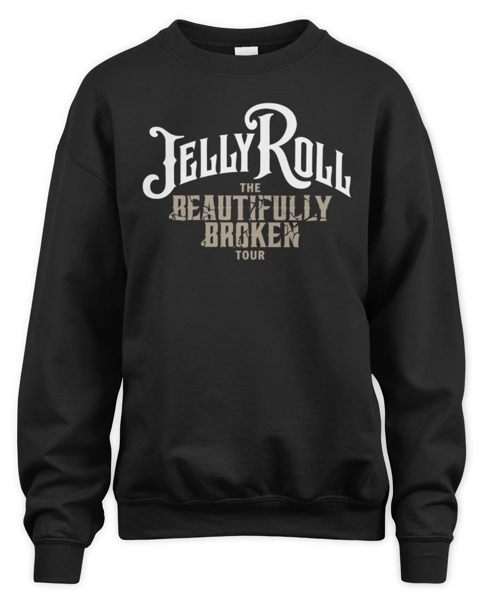 Sweatshirt Jelly Roll Merch Beautifully Broken Tour Official, Premium Sweaer