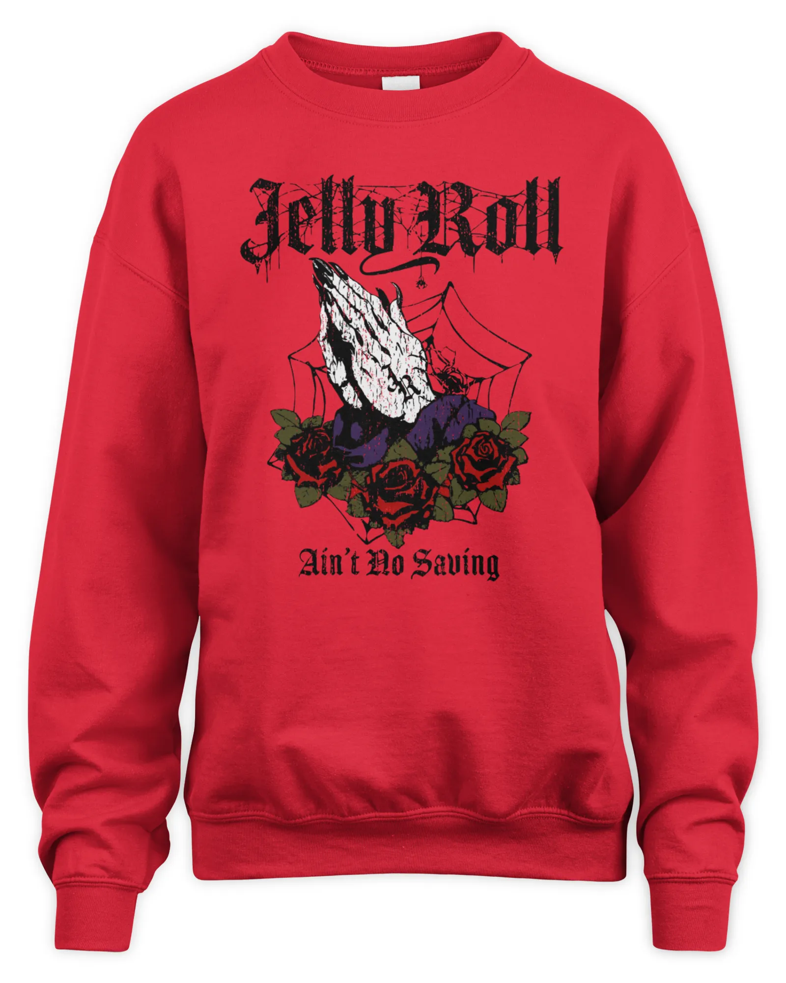 Sweatshirt Jelly Roll Merch Spider Clothing, Premium Sweaer