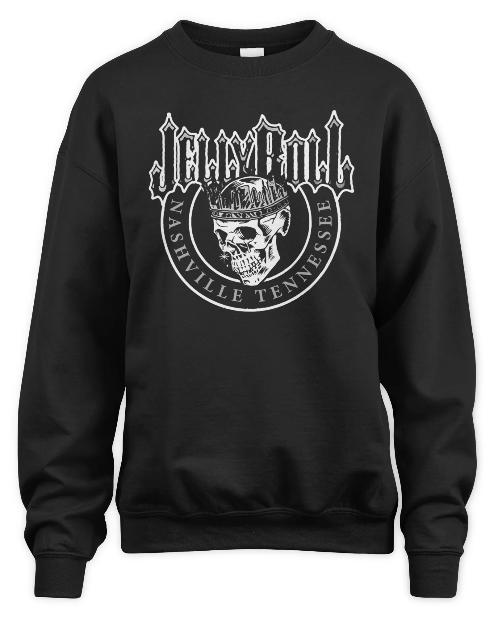 Sweatshirt Jelly Roll Black Skull, Premium Sweaer