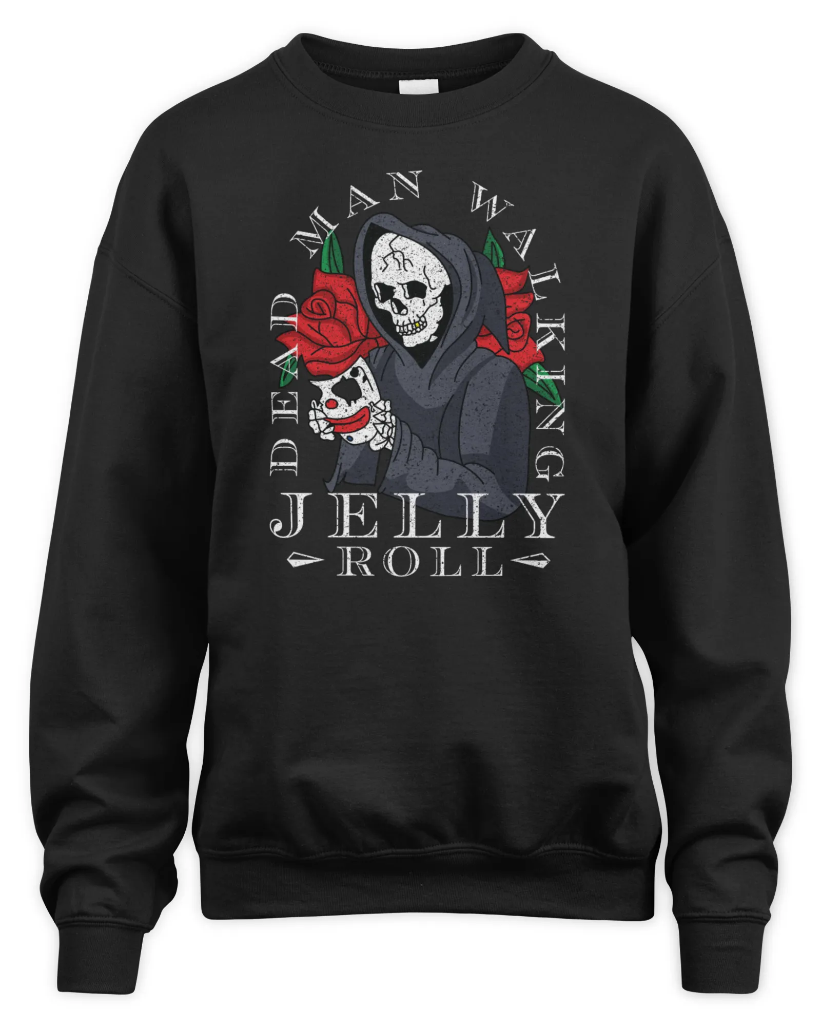 Sweatshirt Jelly Roll Merch Dead Man Walking, Premium Sweaer