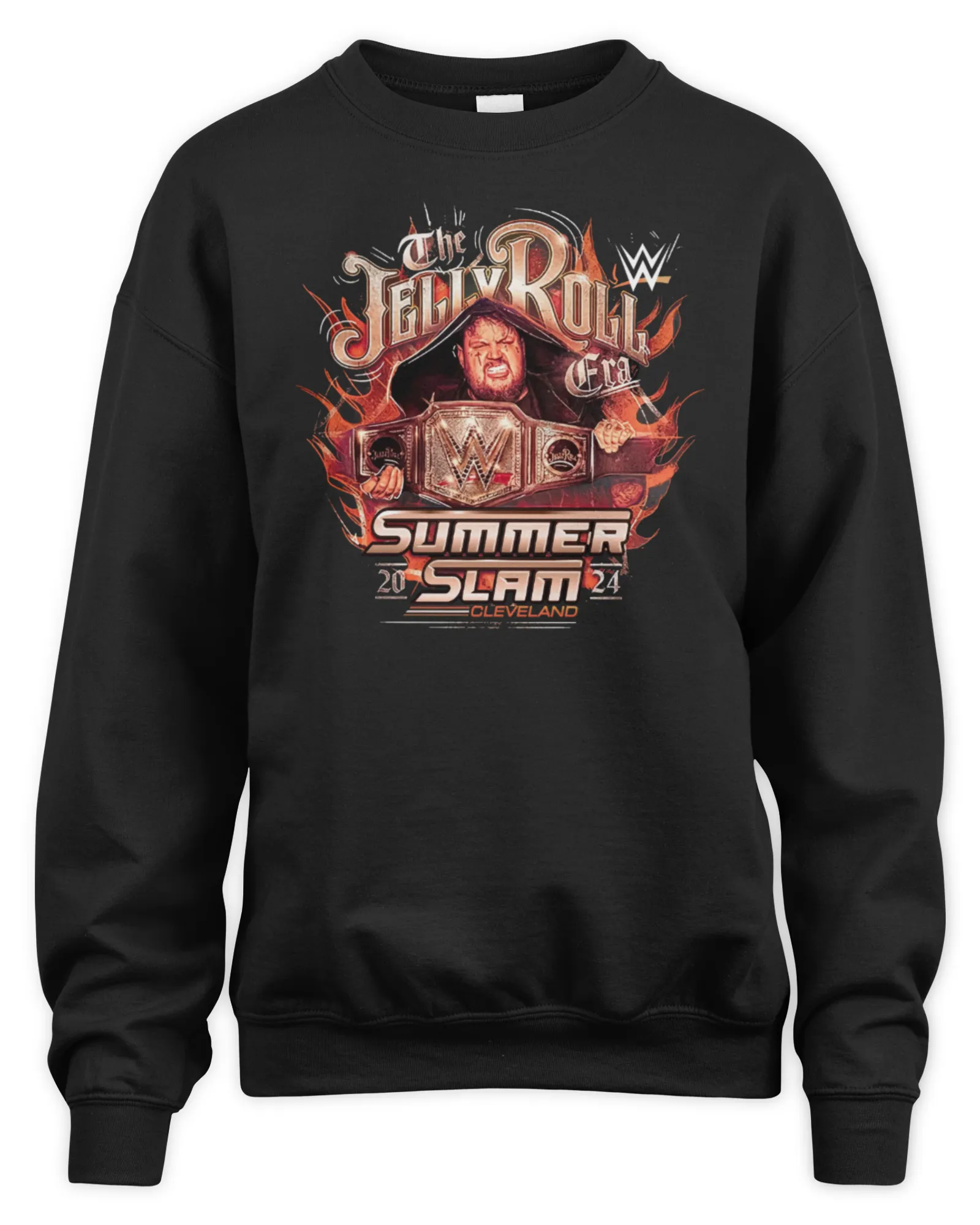 Sweatshirt Wwe Shop Jelly Roll SummerSlam 2024, Premium Sweaer