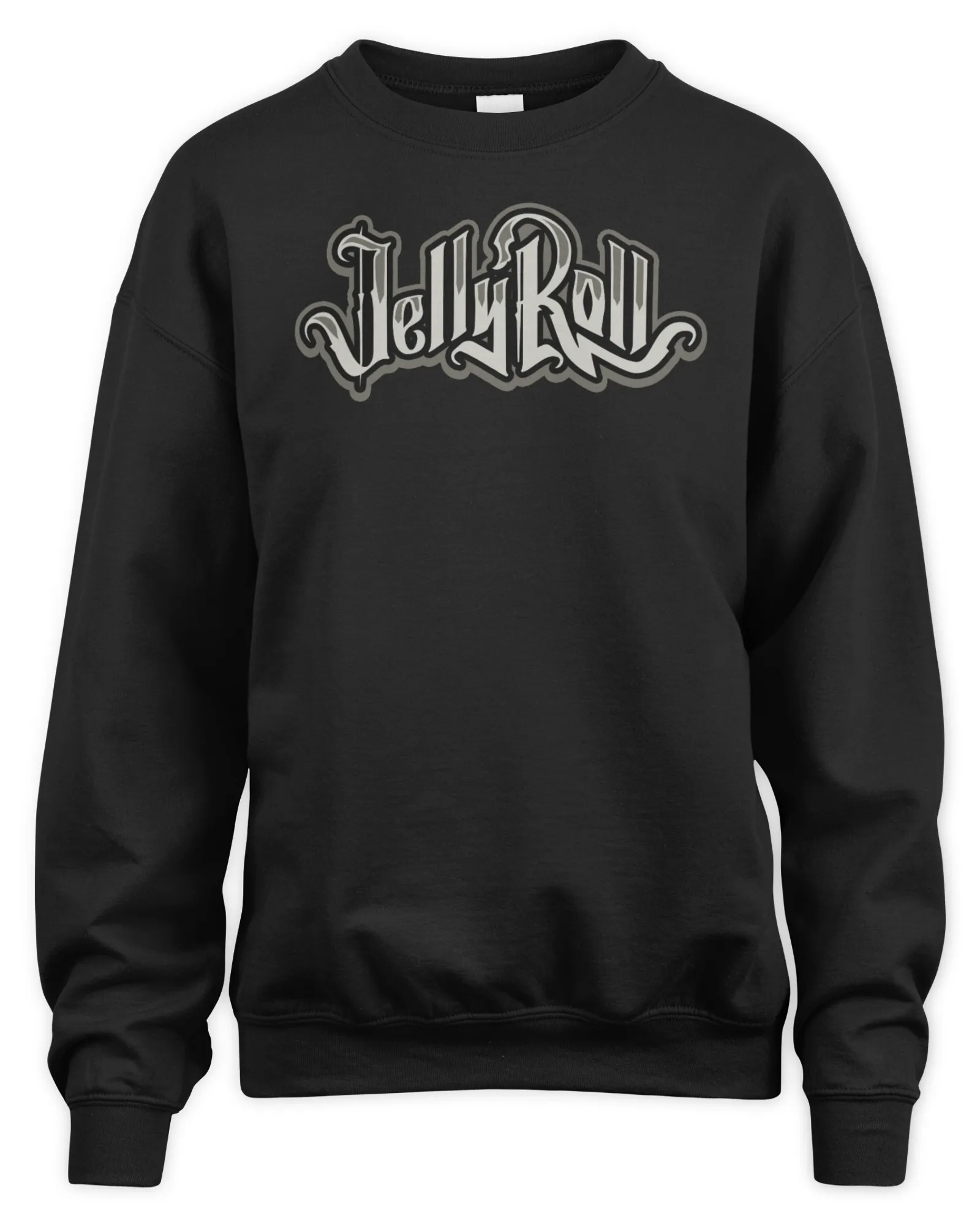 Sweatshirt Jelly Roll Merch Logo Skull Crown, Premium Sweaer