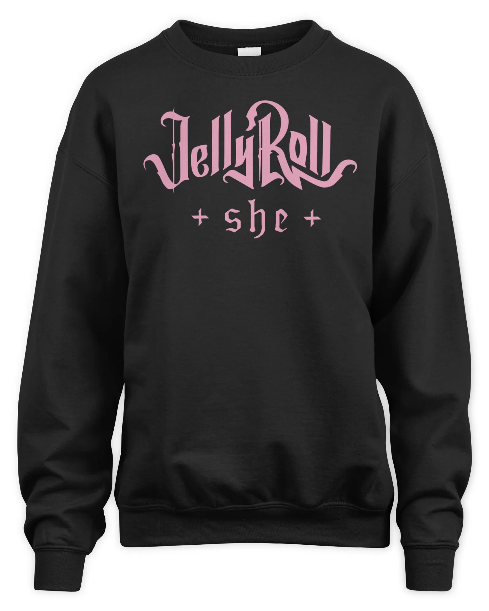 Sweatshirt Jelly Roll Merch Pink Skull, Premium Sweaer