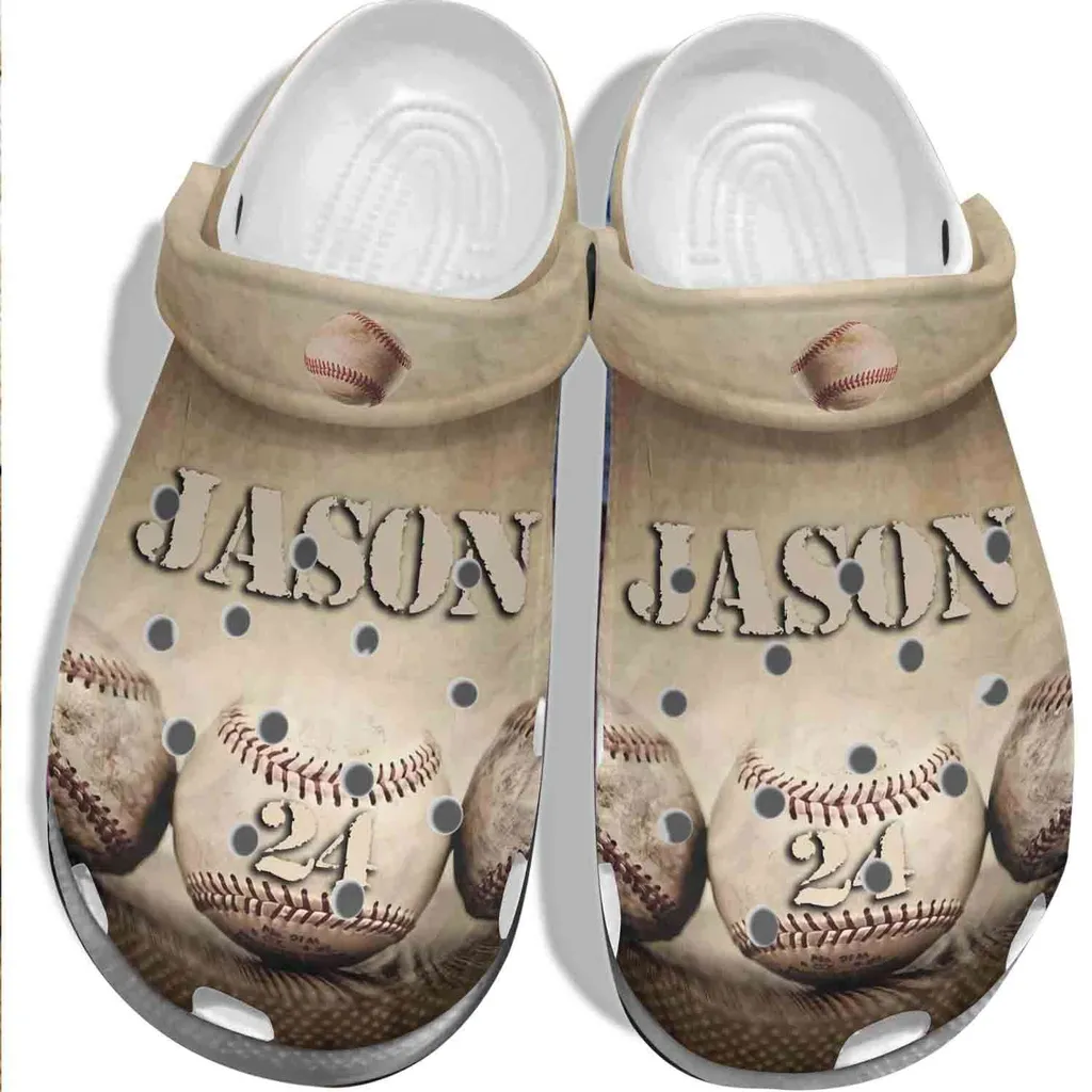 Personalized Baseball Ball Crocband Crocs Crocs