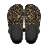 Gold Lion with Flowers Crocs Classic Crocs