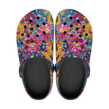 Bright Sparkling Gemstones Flowers Crocs Classic Crocs