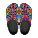 Vibrant Rainbow Colors Crocs Classic Crocs