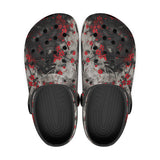 Samurai with Red Flowers Crocs Classic Crocs