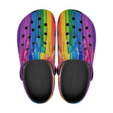 Rainbows of Paint Dripping Crocs Classic Crocs