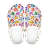 Colorful Glass Hearts and Flowers Crocs Classic Crocs