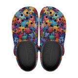 Vibrant Colorful Puzzle Crocs Classic Crocs