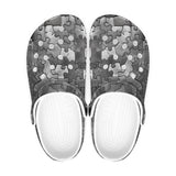 Metallic Puzzle Pattern Crocs Classic Crocs