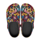 Vibrant Colorful Puzzle Crocs Classic Crocs