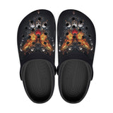 Gothic Art Butterfly with Skulls Crocs Classic Crocs