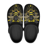 Honey Bee with Flowers Art Crocs Classic Crocs