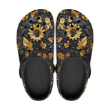 Golden Sunflowers and Leaves Crocs Classic Crocs