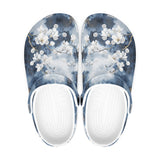 White Magnolia Flowers Crocs Classic Crocs