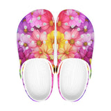 Colorful Blooming Chrysanthemums Flowers Crocs Classic Crocs