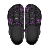 Flowers and Skulls Gothic Style Crocs Classic Crocs