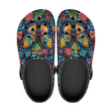Colorful Butterfly Vibrant Flowers Crocs Classic Crocs