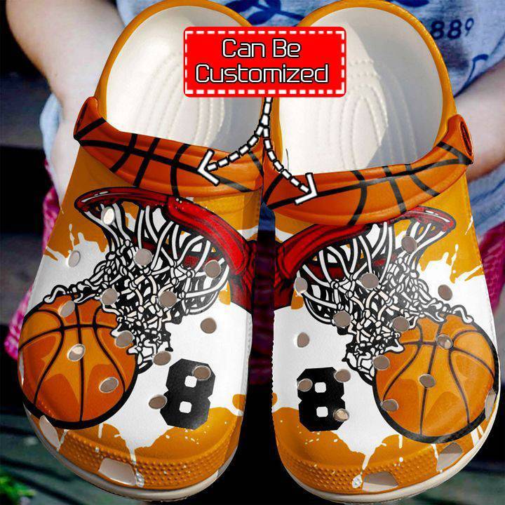 Sport Basketball Personalized Love Crocs Crocs