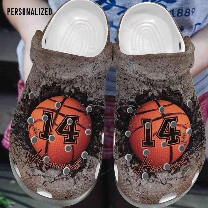 Personalized Basketball 3D Crocs Shoes Comfortable For Men Women