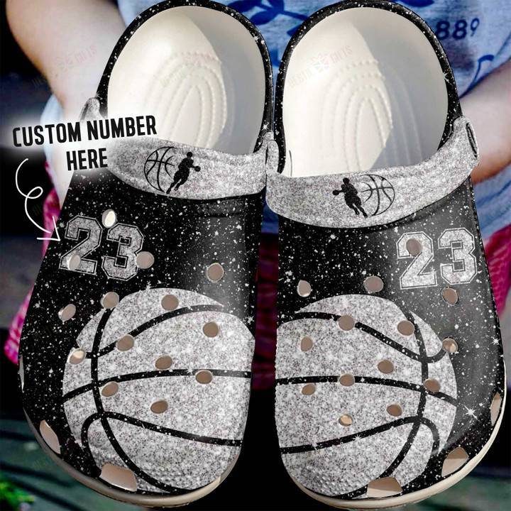Personalized Sparkle Basketball Crocs Crocs
