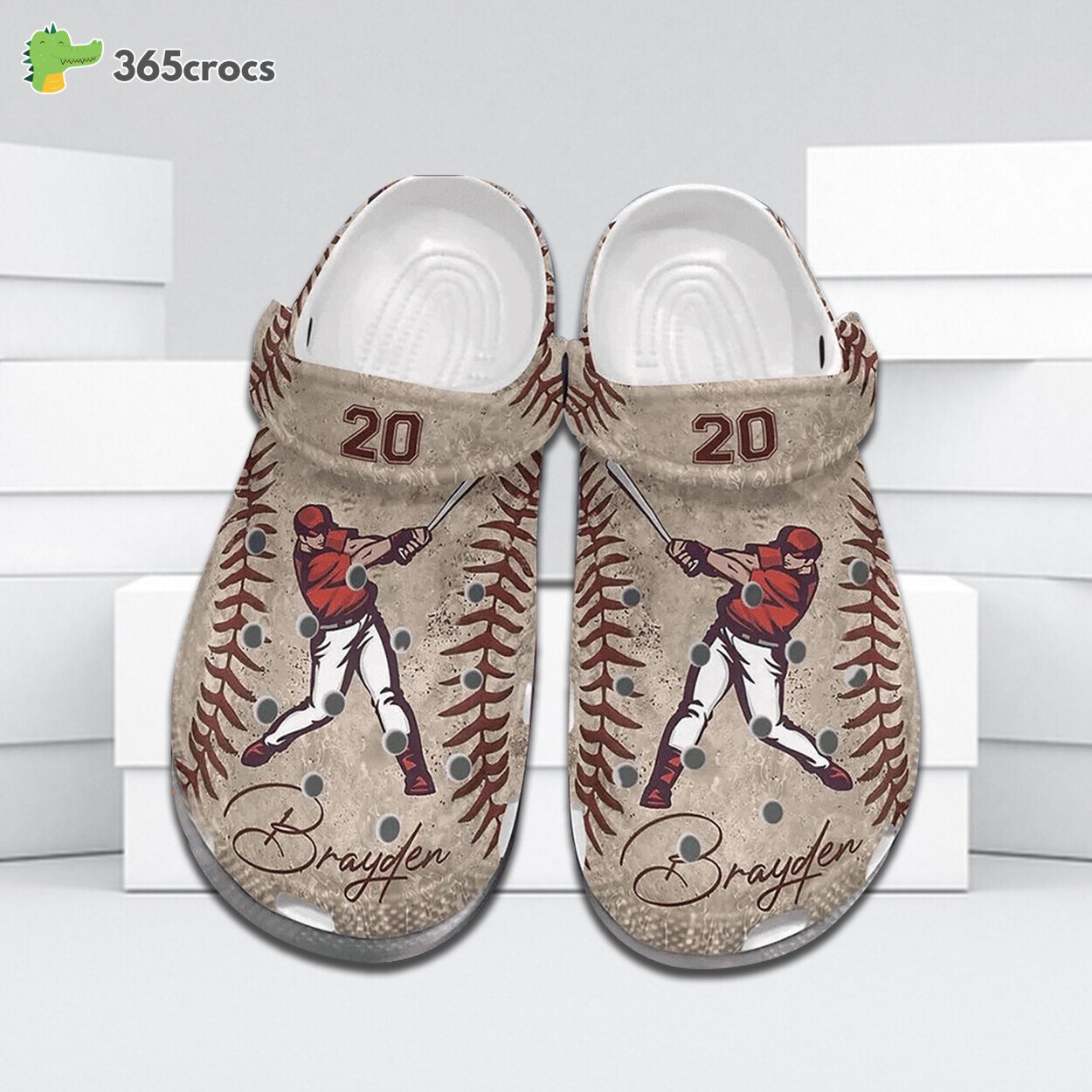 Personalized Baseball Crocs Shoes Comfortable For Men Women